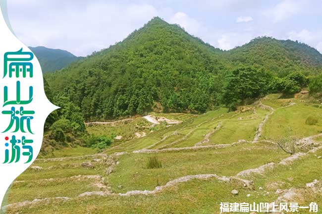 上杭（háng）荒廢的（de）農田風景